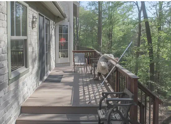 Deck staining and refinishing in New Hope PA by SIB PRO PAINTERS